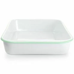 Martha Stewart Enamel On Steel 13in X 9in Rectangular Container In White And Mint -Martha Stewart Shop unnamed file 1040