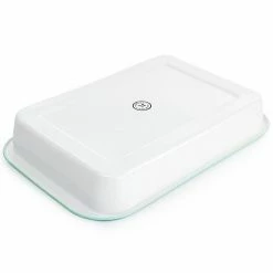 Martha Stewart Enamel On Steel 13in X 9in Rectangular Container In White And Mint -Martha Stewart Shop unnamed file 1041
