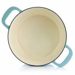 Martha Stewart Gibson Everyday Enameled Cast Iron 7 Quart Dutch Oven With Lid In Turquoise -Martha Stewart Shop unnamed file 2