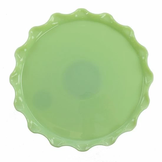 Martha Stewart Jadeite Glass Cake Stand 7 Martha Stewart Jadeite Glass Cake Stand - Image 5