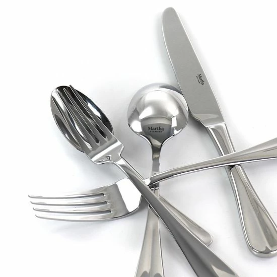 Martha Stewart Springbank 20 Piece Stainless Steel Flatware Set 5 Martha Stewart Springbank 20 Piece Stainless Steel Flatware Set - Image 3