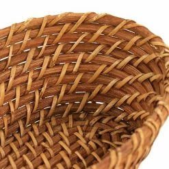 Martha Stewart Gibson Everyday Rattan Woven 12.5in X 6in Oval Bread Basket In Brown -Martha Stewart Shop unnamed file 29