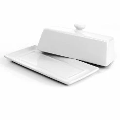 Martha Stewart Ceramic Butter Dish With Lid In White -Martha Stewart Shop unnamed file 32