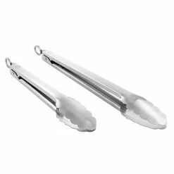 Martha Stewart Gibson Everyday 2 Piece Stainless Steel Tongs