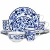 Martha Stewart 16 Piece Blue Vintage Fine Ceramic Dinnerware Set In Cobalt -Martha Stewart Shop unnamed file 361