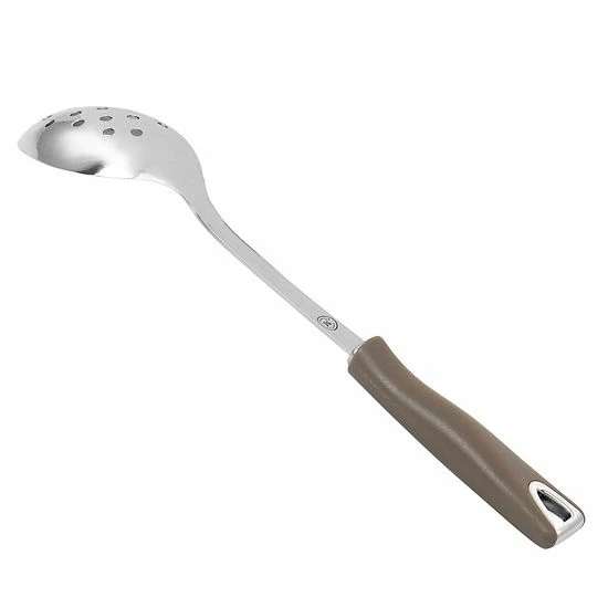 Martha Stewart Gibson Everyday Stainless Steel Slotted Spoon In Taupe 4 Martha Stewart Gibson Everyday Stainless Steel Slotted Spoon In Taupe - Image 2
