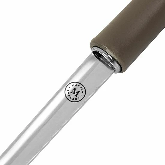 Martha Stewart Gibson Everyday Stainless Steel Slotted Spoon In Taupe 6 Martha Stewart Gibson Everyday Stainless Steel Slotted Spoon In Taupe - Image 4