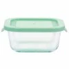 Martha Stewart 17.6oz Glass Food Storage Container With Lid In Mint
