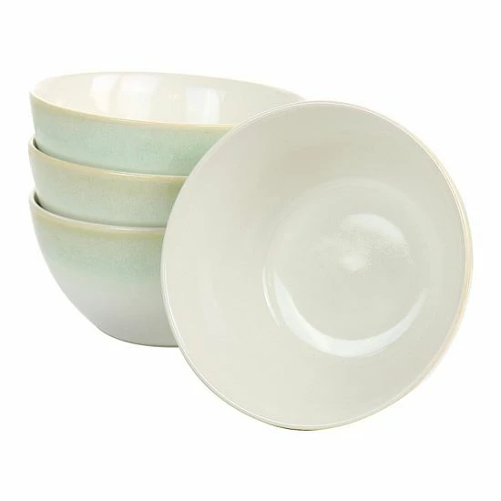 Martha Stewart 12 Piece Perry Street Piece Dinnerware Set With Green Trim 5 Martha Stewart 12 Piece Perry Street Piece Dinnerware Set With Green Trim - Image 3