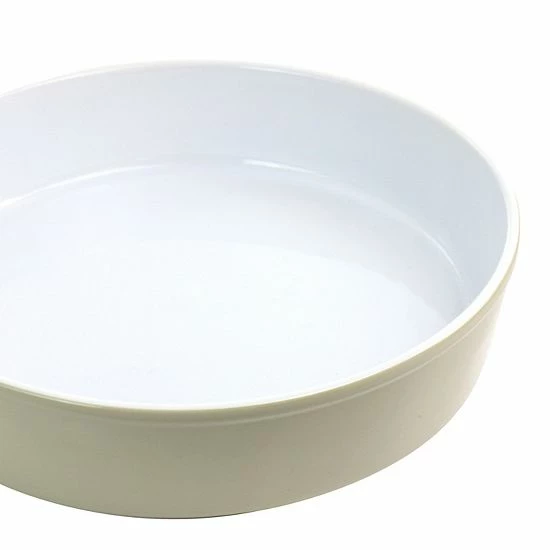 Martha Stewart Stoneware Pie Pan In Beige 4 Martha Stewart Stoneware Pie Pan In Beige - Image 2