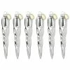 Martha Stewart Gibson Everyday Holiday Icicle 6 Piece Ornament Set In Silver -Martha Stewart Shop unnamed file 441