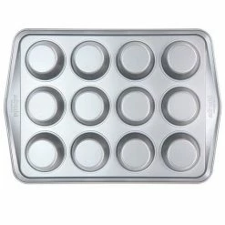 Martha Stewart 12 Cup Nonstick Carbon Steel Muffin Pan In Gray -Martha Stewart Shop unnamed file 448