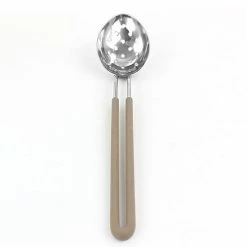 Martha Stewart Stainless Steel Slotted Spoon In Taupe -Martha Stewart Shop unnamed file 488