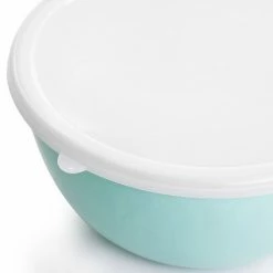 Martha Stewart Gibson Everyday 6 Piece Enamel Mixing Bowl And Lid Set In Turquoise -Martha Stewart Shop unnamed file 49