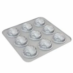 Martha Stewart Halbrent 11 Inch 9-cup Carbon Steel Madeline Pan -Martha Stewart Shop unnamed file 498