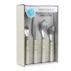 Martha Stewart Gibson Everyday Garden Cottage 16 Piece Stainless Steel Flatware Set In Cream