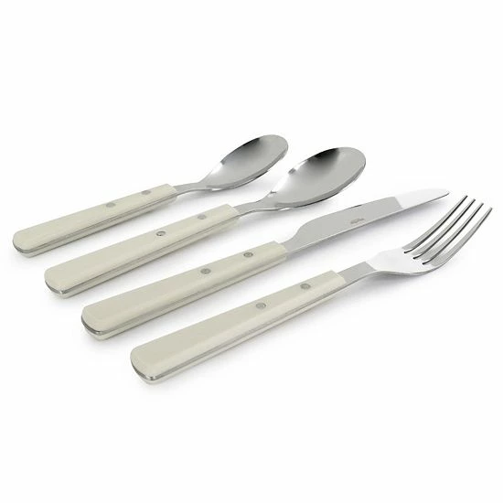 Martha Stewart Gibson Everyday Garden Cottage 16 Piece Stainless Steel Flatware Set In Cream 5 Martha Stewart Gibson Everyday Garden Cottage 16 Piece Stainless Steel Flatware Set In Cream - Image 3