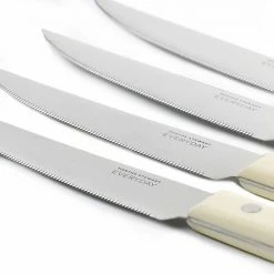 Martha Stewart Gibson Everyday Everyday 4 Piece Stainless Steel 4.5in Steak Knife Set In White -Martha Stewart Shop unnamed file 532