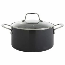 Martha Stewart Lockton 10 Piece Aluminum Nonstick Enamel Cookware Set In Gray With Lids -Martha Stewart Shop unnamed file 674