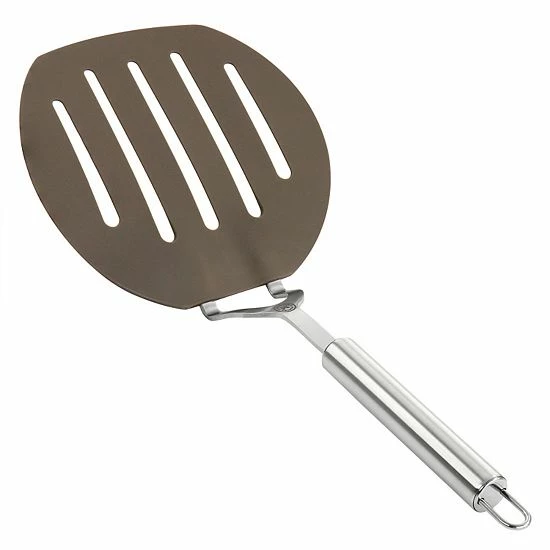 Martha Stewart Gibson Everyday Nylon Wide Slotted Pancake Turner In Taupe 3 Martha Stewart Gibson Everyday Nylon Wide Slotted Pancake Turner In Taupe