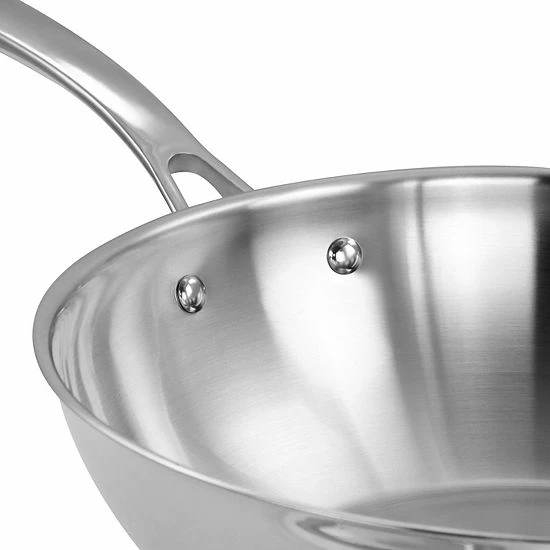 Martha Stewart Stainless Steel Essential 12 Inch Pan With Lid 7 Martha Stewart Stainless Steel Essential 12 Inch Pan With Lid - Image 5