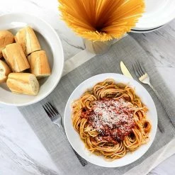 Martha Stewart Gibson Everyday 6 Piece 9in Ceramic Pasta Bowl Set In White -Martha Stewart Shop unnamed file 79