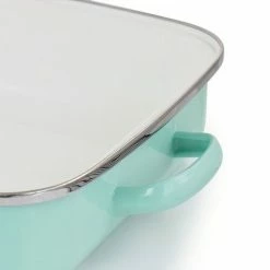 Martha Stewart 18 Inch Enamel On Steel Roasting Pan In Mint With Roasting Rack -Martha Stewart Shop unnamed file 8