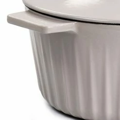 Martha Stewart Enameled Cast Iron 3 Quart Embossed Stripe Dutch Oven With Lid In Warm Grey -Martha Stewart Shop unnamed file 888