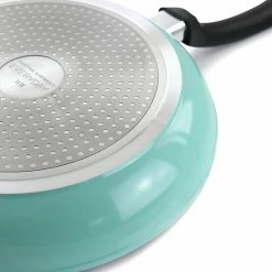 Martha Stewart Everyday 11in Nonstick Aluminum Frying Pan In Turquoise -Martha Stewart Shop unnamed file 894