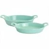 Martha Stewart Stoneware 2 Piece Oval Baker Set In Mint -Martha Stewart Shop unnamed file 953