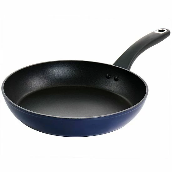 Martha Stewart Everyday 9.5 Inch Aluminum Nonstick Frying Pan In Navy 3 Martha Stewart Everyday 9.5 Inch Aluminum Nonstick Frying Pan In Navy