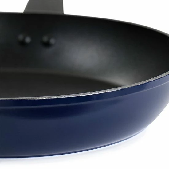 Martha Stewart Everyday 9.5 Inch Aluminum Nonstick Frying Pan In Navy 7 Martha Stewart Everyday 9.5 Inch Aluminum Nonstick Frying Pan In Navy - Image 5